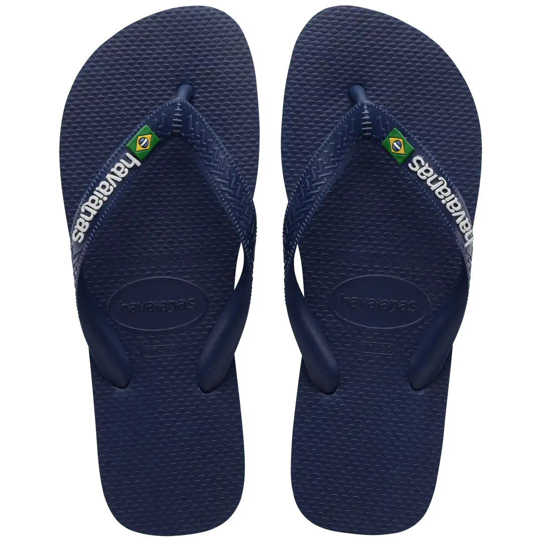 Women's Brazil Logo Flip Flops